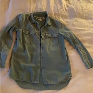 Madewell chambray button down shirt